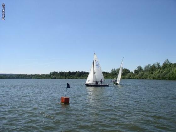 Segeln auf dem Irsinger Stausee