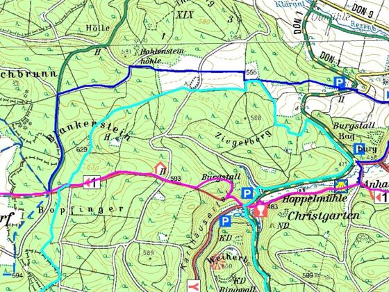 Umgehung Wildgehege Christgarten