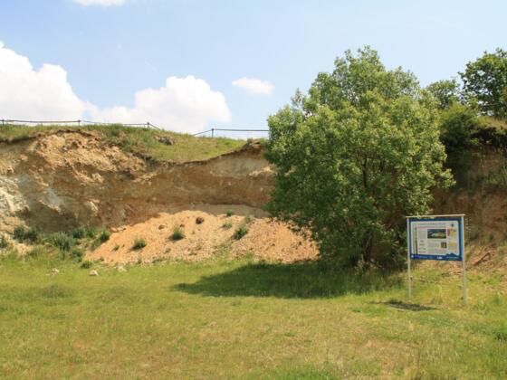 Infotafel Impaktgesteine Wengenhausen