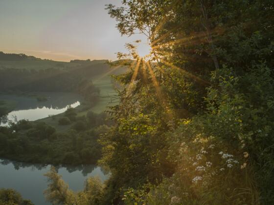Die Illerschleife in Altusried