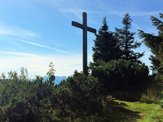 Gipfelkreuz auf der Hochries