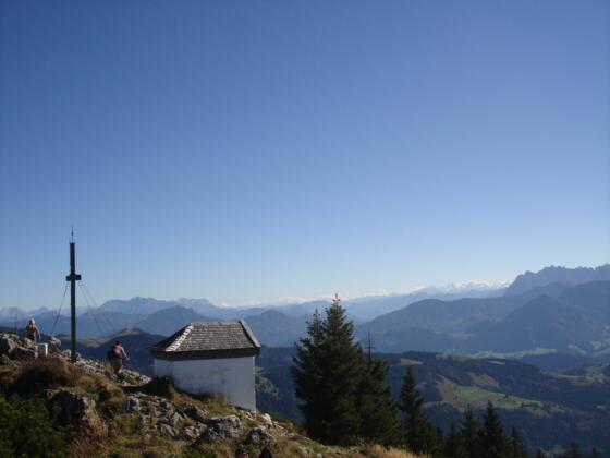 Spitzstein Gipfel mit Kapelle
