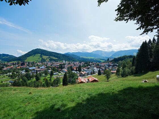 Blick vom Trilogieplatz Oberstaufen