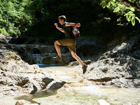 Erfrischende Wanderung am Wald-Idyll-Pfadin Bayerisch Gmain