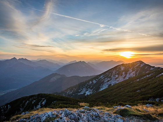 Aussicht vom Zwiesel-Gipfel