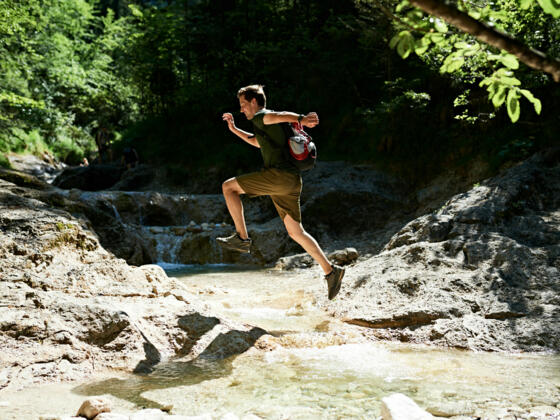 Unterwgs in der Alpgarten Schlucht
