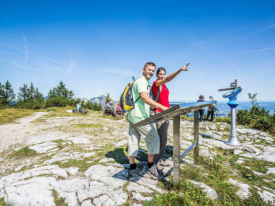 Am Gipfel des Predigtstuhls