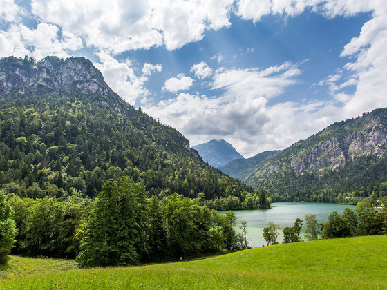 Der Thumsee: Eingebettet in der Reichenhaller Bergwelt