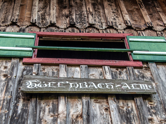 Auf 780 Metern Höhe: Die Höllenbachalm