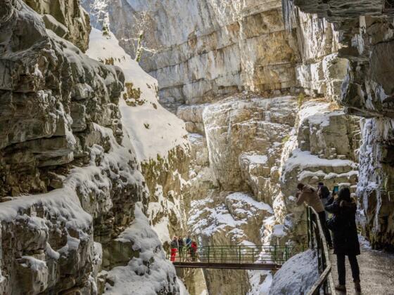 Breitachklamm bei Oberstdorf im Allgäu