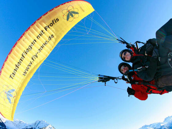Tandemfliegen mit Profis