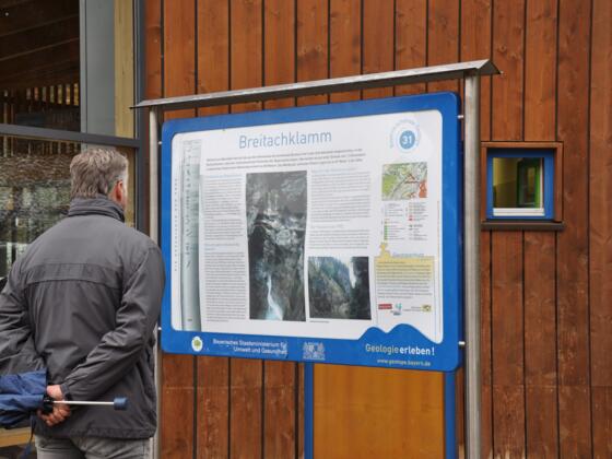 Infotafel am Geotop