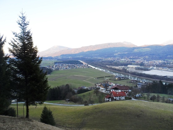 Ausblick auf die Salzach
