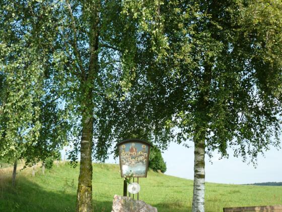 Schöner Aussichtspunkt beim Marterl "14 Nothelfer"