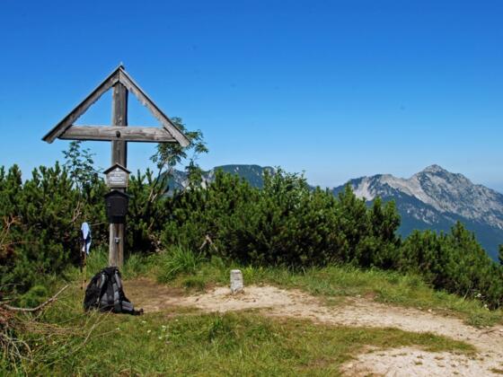 Das Gipfelkreuz am Ristfeuchthorn