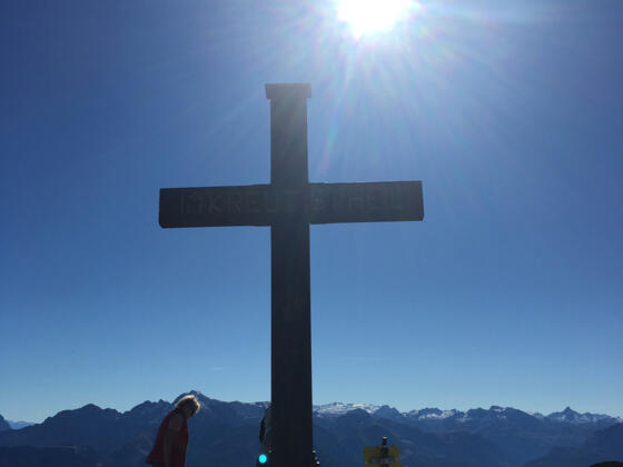Gipfelkreuz am Salzburger Hochthron