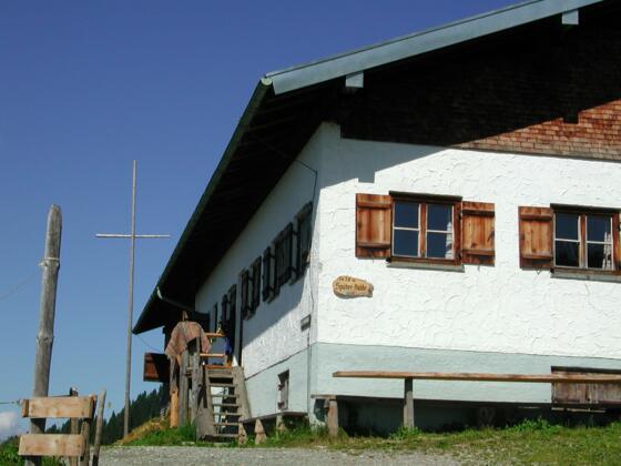 Seitansicht Hütte