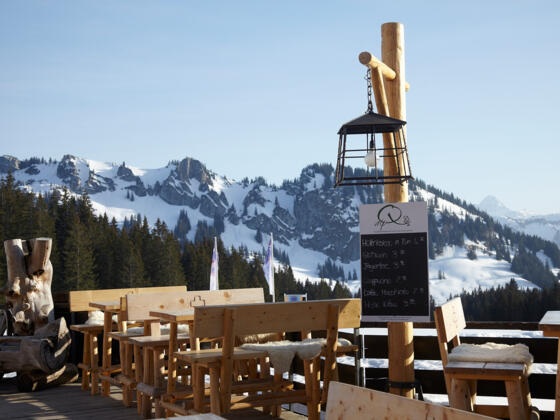 Panoramablick von der Terasse aus