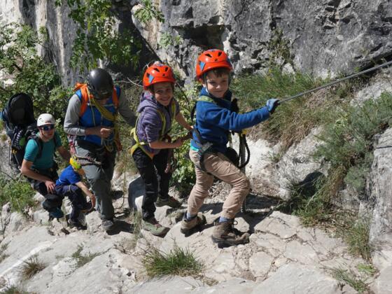 Kletterpartie mit der ganzen Familie