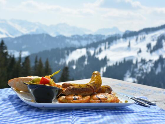 Alpen-Currywurst, neu interpretiert