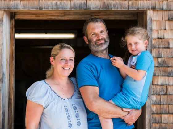 Steffi und Erwin mit Lina freuen sich auf Ihren Besuch
