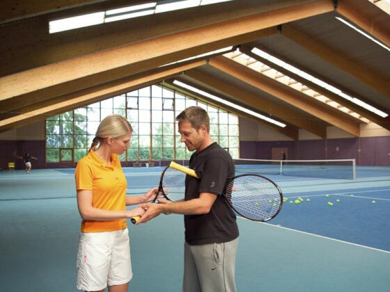 Tennistraining im Sportpark Fischen