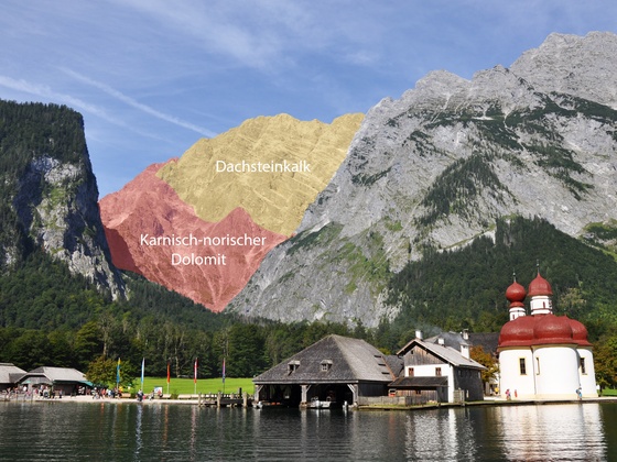 St. Bartholomä und Watzmann-Ostwand