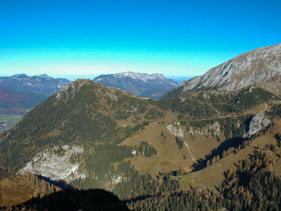 Verlauf des Zugangs vom Jenner zum Stahlhaus im Torrener Joch