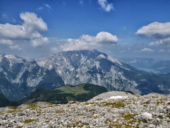 Blick vom Kahlersberg zum Watzmann