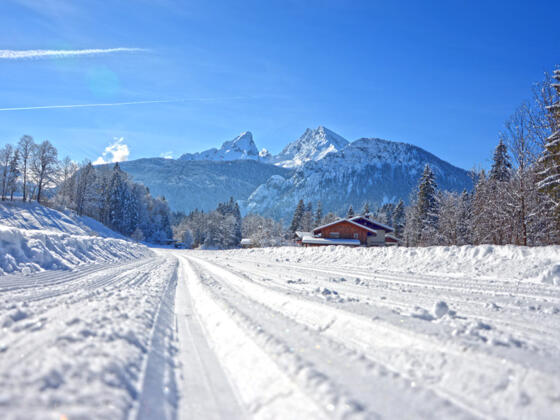 Langlauf Loipe in Schönau am königssee