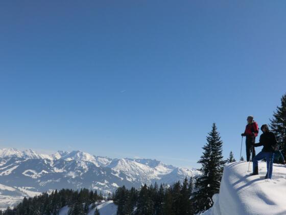 Geführte Schneeschuhtour durch den Naturpark Nagelfluh