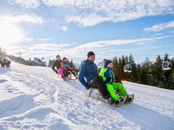Rodeln im Skigebiet Ofterschwang