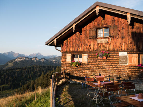 Obere Gund Alpe, am Fuße des Beslers