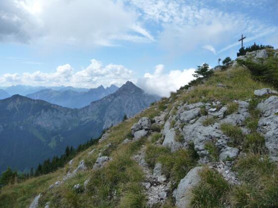 Hoher Straußberg , die letzten Meter zum Gipfel