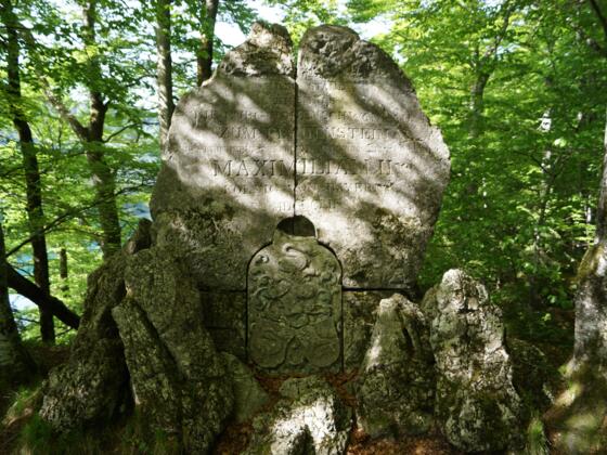 Gedenkstein Burg Hohenschwangau zum Frauenstein