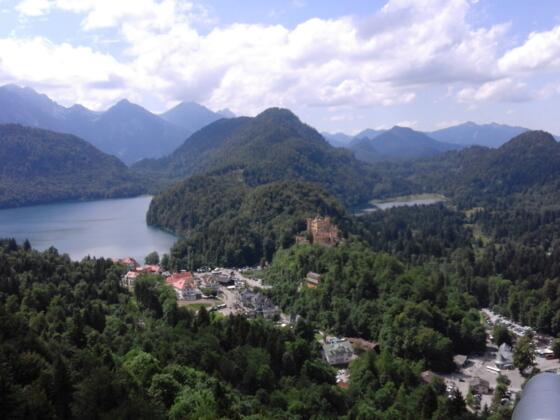 Blick von der Jugend auf Hohenschwangau