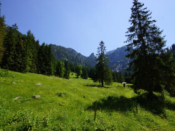 Auf dem Weg zur Drehhütte
