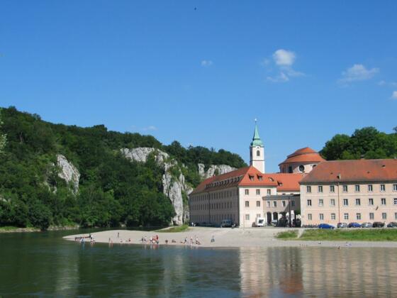 Kloster Weltenburg in der Weltenburger Enge 