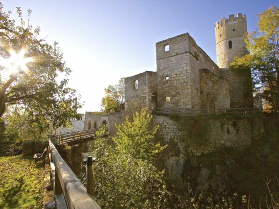 Burg Randeck und Essing im Altmühltal