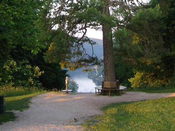 Blick in die Weltenburger Enge bei der Befreiungshalle in Kelheim