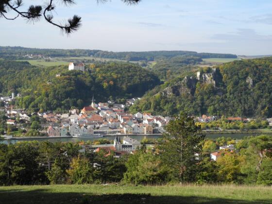 Blick auf Riedenburg im Altmühltal