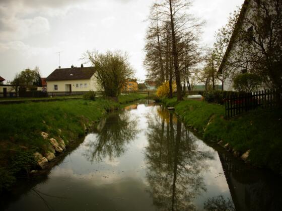 Überquerung der Großen Laber