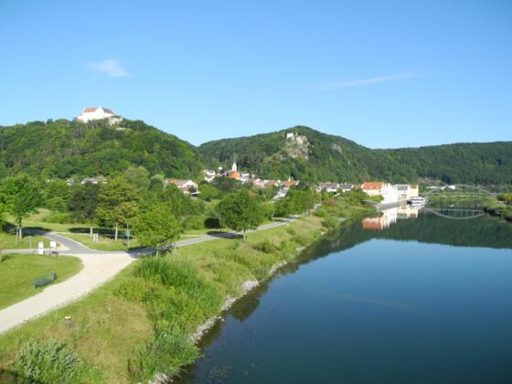 Blick auf Riedenburg im Altmühltal