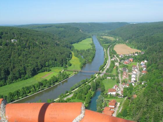 Blick von Burg Randeck