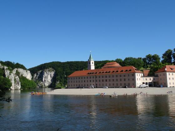 Kloster Weltenburg mit Donaudurchbruch nähe Kelheim