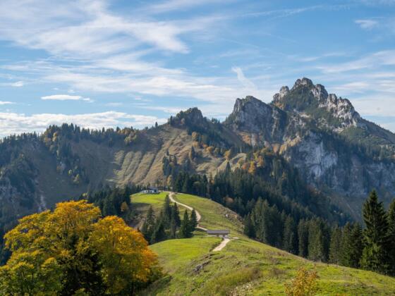 Blick zur Kampenwand