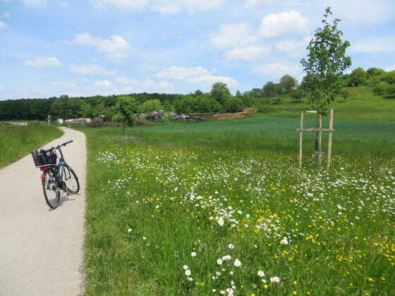 Radweg Rechts und links der Europäischen Wasserscheide