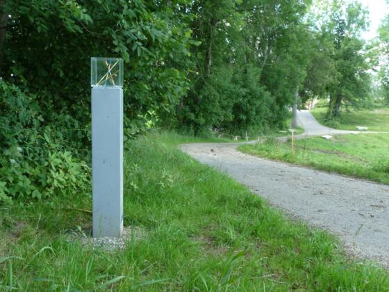 Eingangsstele Oberreute