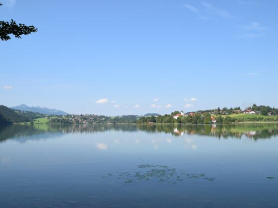 Blick über den Weißensee vom Südufer