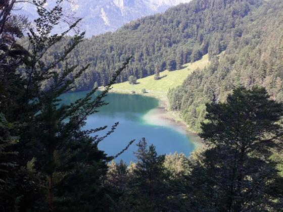 Blick auf den Alatsee vom Zwei-Seen-Blick